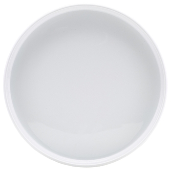 Тарілка біла презентаційна 25*3.2 см із вертикальним бортом, GenWare
