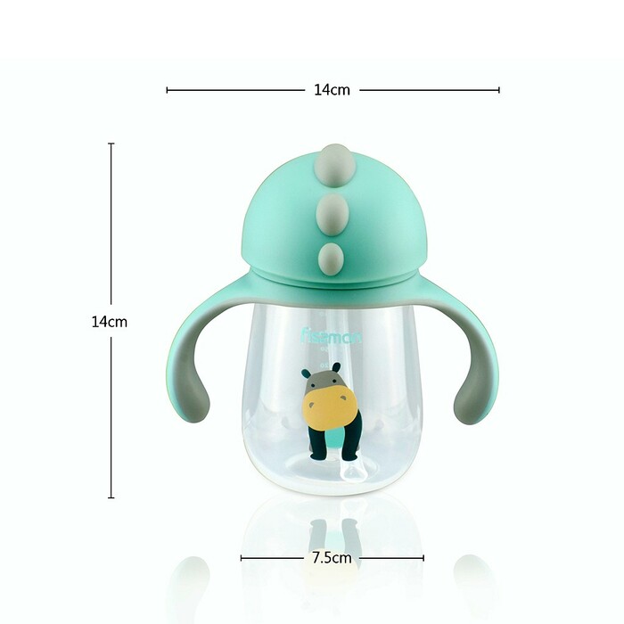 Бутылка для воды Fissman 260 мл с трубочкой (6904)