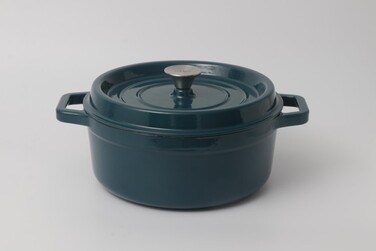 Кастрюля чугунная 28,5 см Tierra deep teal 830072 NOIS