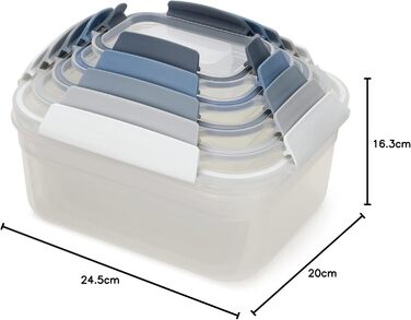 Набір із 5 харчових контейнерів Sky Edition Joseph Joseph