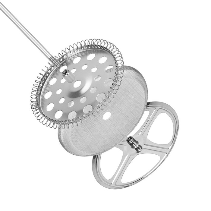 Заварочный чайник Fissman с поршнем AFFOGATO 600 мл стеклянная колба (9117)