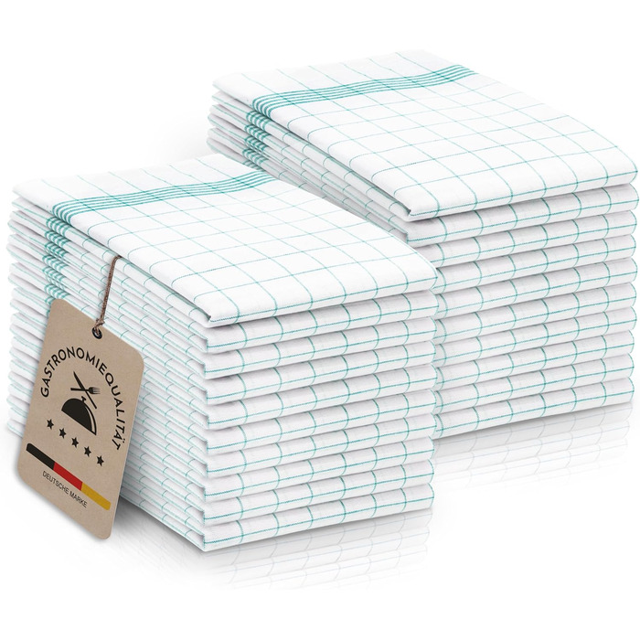 Набір кухонних рушників з 20 предметів 50 x 70 см, бірюзовий ZOLLNER