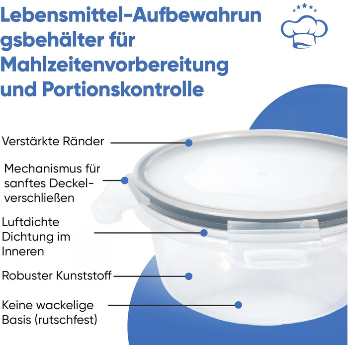 Набір контейнерів з кришками, 16 предметів Chef's Path
