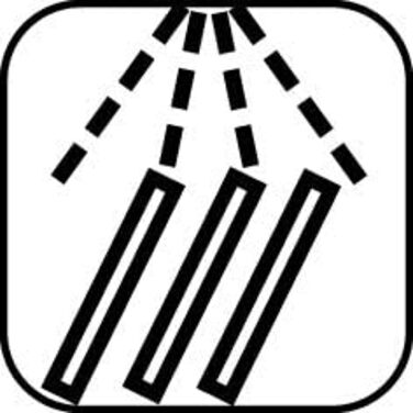 Тарілка меламінова 26,5 см біло-сіра FOOTMARK APS