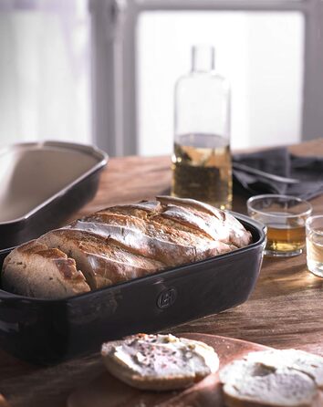 Форма для випікання хліба прямокутна, керамічна, 39x16,5x15 см червона Emile Henry