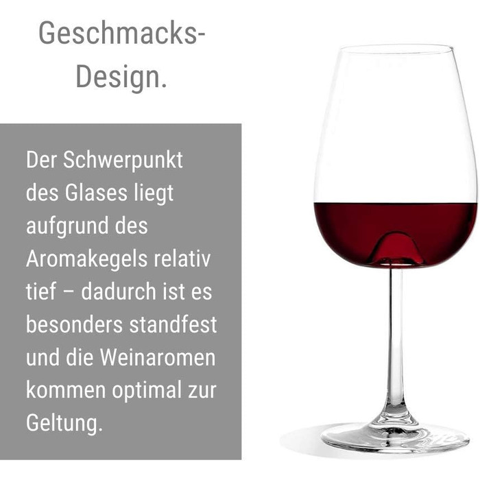 Набір з 6 келихів для вина 485 мл, Vulcano Stölzle Lausitz