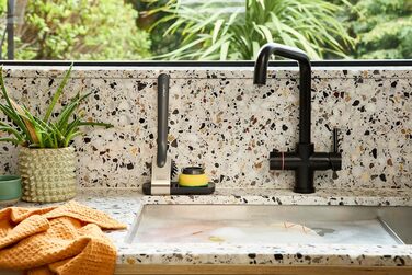 Щітка для миття посуду з металевою підставкою і змінною губкою 28x17x8,5 см Joseph Joseph