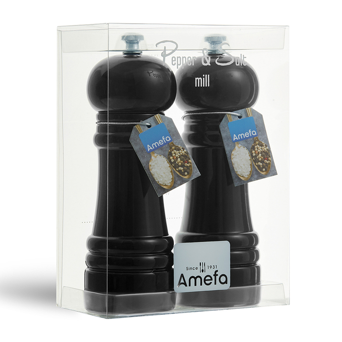 Набір для солі та перцю Amefa CLASSIC BLACK, 15 см, 2 пр.