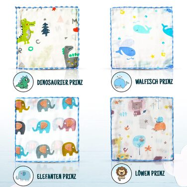 Рушники для дітей з бавовни 18 шт. Omilion