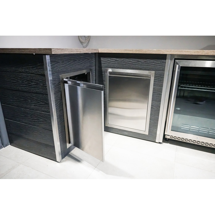 Барбекю кухня с газовым и угольным грилем (Broil King Regal 420 и GRILLI Fiery Fish) 4.4 м.п. Код: 011825