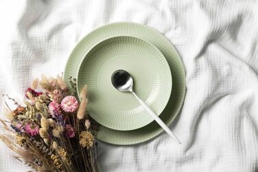 Набір тарілок на 6 персон, 12 предметів, зелений Amina Seltmann Weiden