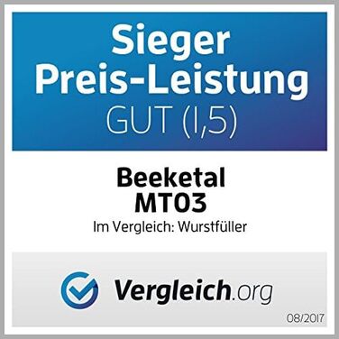 Машина для наповнення ковбаси професійна вертикальна 7 л, червоний MT07 Beeketal