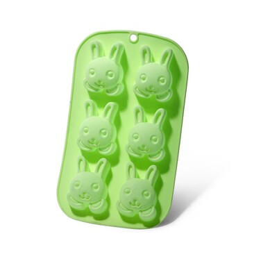 Форма для випічки Fissman 6 кексів Зайчик 26x14,5x3 см (6654)