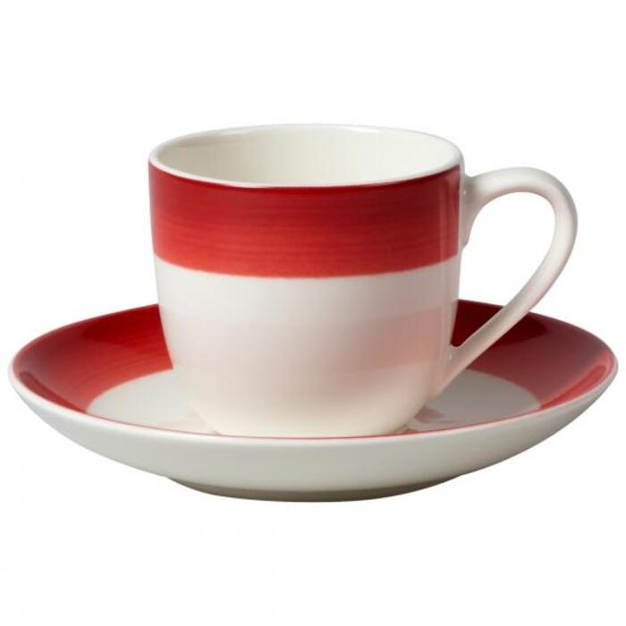 Кавова пара для еспресо / мокко 100 мл Colourful Life Deep Red Villeroy & Boch