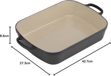 Форма для запікання прямокутна 33 см, матово-чорний Signature Le Creuset
