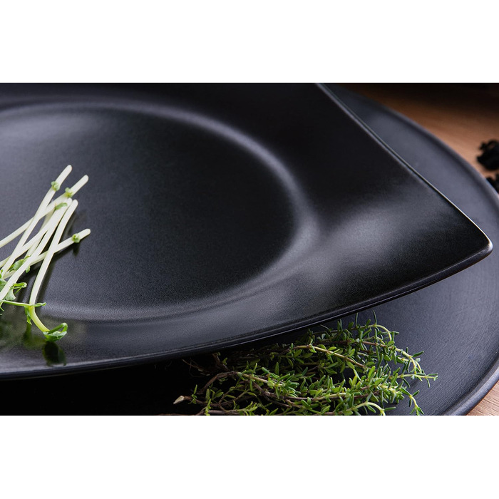 Набір тарілок на 6 персон, 6 тарілок 25x25 см Konsimo