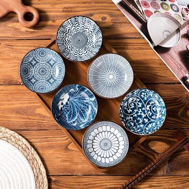 Набір з 6 керамічних мисок для соусів Besmeety