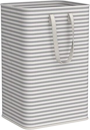 Кошик для білизни Lifewit 75 л, складний великий кошик для білизни з подовженими ручками для одягу, сірий, 2 упаковки сірий 75 л
