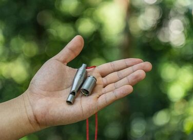 Титановый свисток Металлический карманный отмычка Аварийное выживание Спасательные свистки со звуками шнурка На открытом воздухе Кемпинг Походы Тренеры Обучение Спортивный брелок Свисток Сигнализация Инструмент Чехол для отмычки Ti9017O (Аксессуар-1 Короб