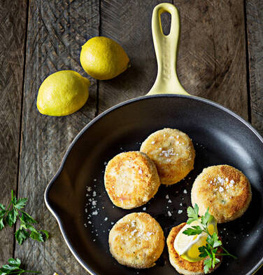 Сковорода чавунна 23 см, жовта Le Creuset