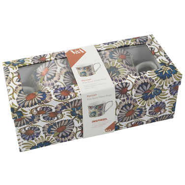 Набор кружек для чая CreativeTops Fine Bone 'PERSIAN', фарфор, 400 мл, 2 шт.