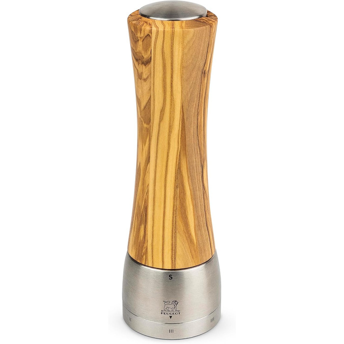 Ручне регулювання помелу u'Select, висота 36164 (соляний млин, 21 см, оливкове дерево)