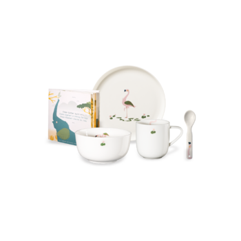 Набір дитячої столового посуду, 5 предметів, Фламінго ASA-Selection