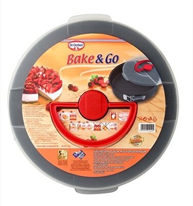 Разъемная форма для выпечки с крышкой Ø 26 см Bake & Go Dr. Oetker