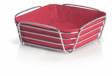 Кошик для хліба 25 x 25 см червона Delara Blomus