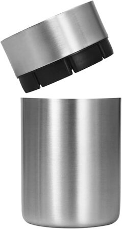 Попільничка для тютюнових стіків з кришкою срібний YiTenn