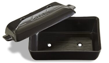 Керамика, Красный, 24x15x12,5 см (Уголь)