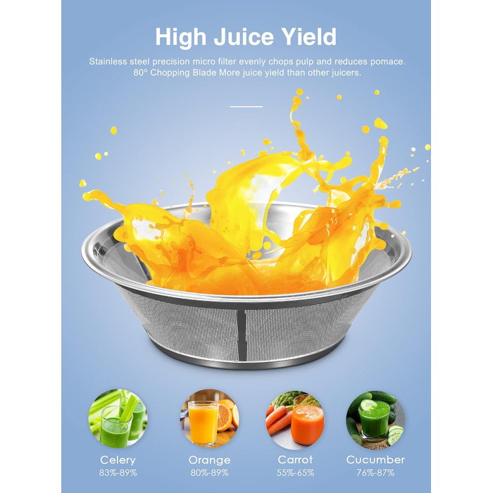 Соковижималка для фруктів та овочів, 500 Вт Reemix