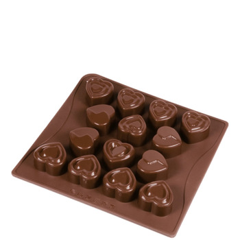 Силіконова форма для приготування цукерок Сердечки Confiserie Dr. Oetker