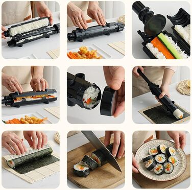 Набор портативный для приготовления суши черный YSOOUA