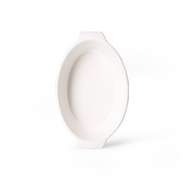 Овальна форма для запікання Fissman 13х10х 4,5 см / 220 мл порцеляна ціна за шт (14166)