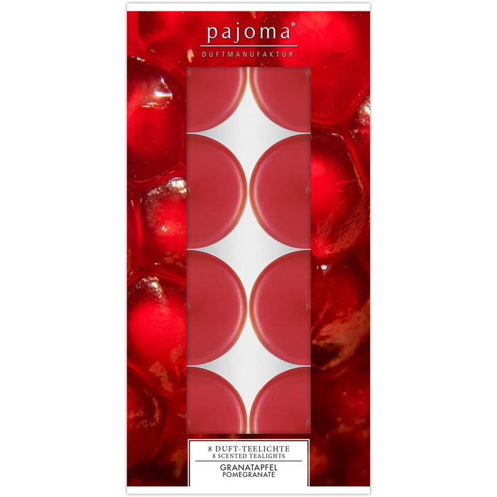 Ароматичних чайних свічок 3x30 шт. ароматичні свічки багато ароматів на вибір В 1,5 см, Ø 3,5 см (Гранат, 8), 90