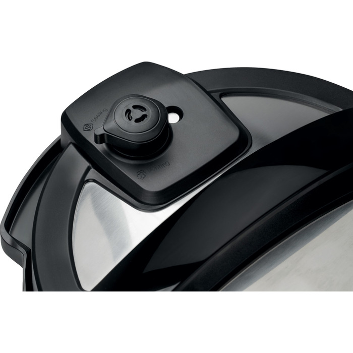 Gorenje Мультиварка-скороварка, 1000Вт, чаша-6л, електронне керув., 15 програм, метал/пластик, чорний