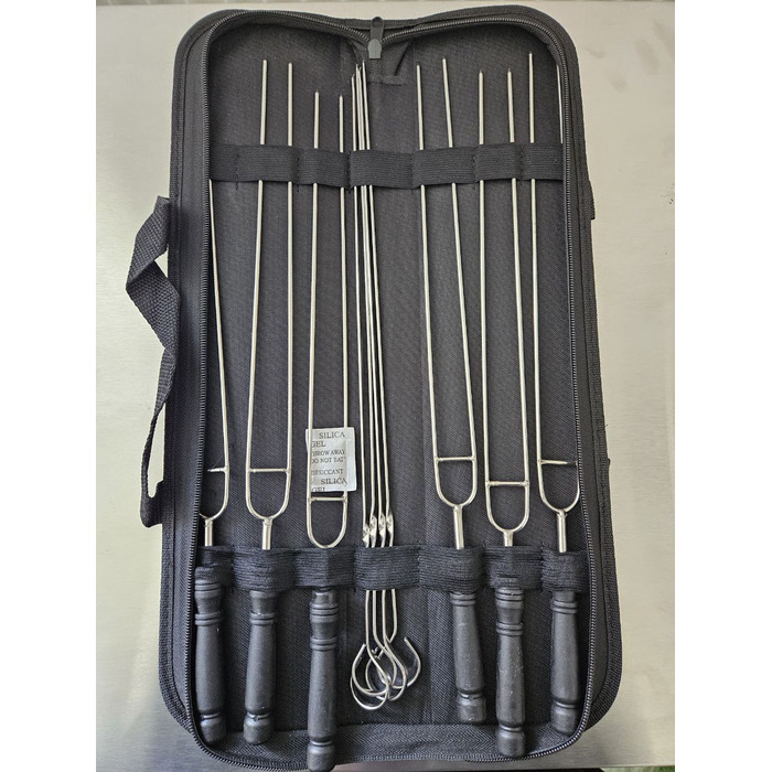 Шампура двойные 42 см 6шт в чехле GRILLI