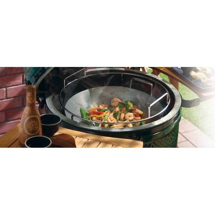 Вок сталевий 43 см. Carbon Steel Wok Big Green Egg Код: 006892