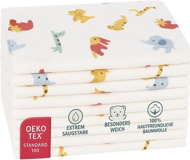 Набір рушників для дітей 10 шт.  80 x 80 см Clinotest