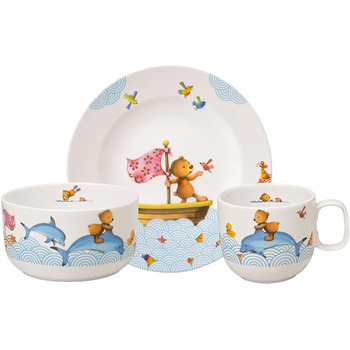 Набір дитячого посуду, 3 предмета в подарунковій упаковці Happy as a Bear Villeroy & Boch