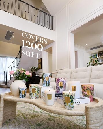 Необычайно большая ароматическая свеча с ванилью 990 г, время горения 150 часов M&SENSE