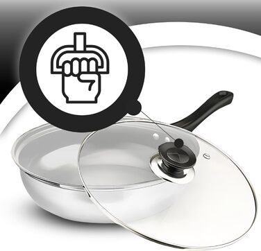 Набір кухонного посуду з нержавіючої сталі, 12 предметів Retoo