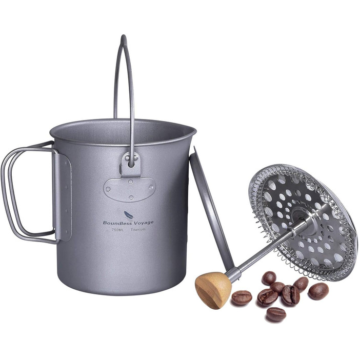 Френч-прес для кемпінгу 750 мл. iBasingo