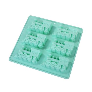 Форма для випічки Fissman 6 кексів Поїзд 22x20x2,5 см (6725)