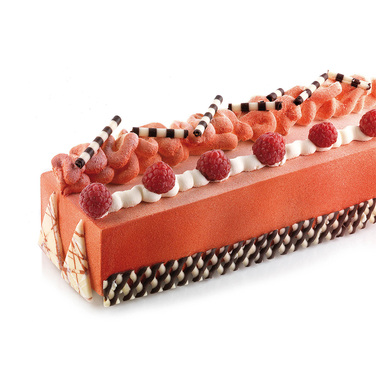 KIT SQ066 TRONCO 58x15 ВП Форма силіконова 580x152х76 мм + пластикова підставка