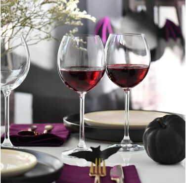 Набір келихів для вина konsimo з 6 шт. - келихи для червоного вина келихи для білого вина Aperol Spritz і келихи для шампанського Набір з 6 - Келихи для вина - Келихи для аперитиву - Кришталеві келихи для вина - 450 мл (Venezia)