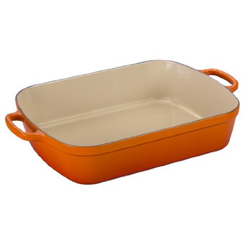 Блюдо прямокутне 33 см, помаранчевий Le Creuset