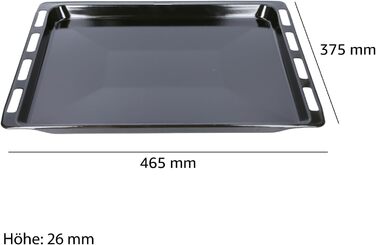 Деко 465 x 375 x 26 мм і решітка для духовки Bosch Siemens 17008354, 00662999 решітка для гриля 00574876, емальоване, висувне, деко для випікання, деко для випікання, деко для торта, деко для піци (2 дека)