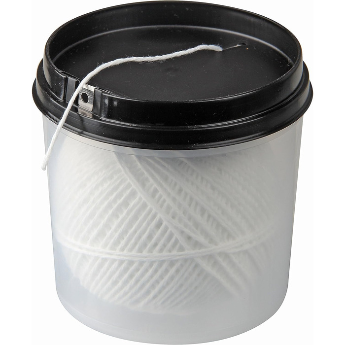 Нитка кухонна 100 м в диспенсері, біла Fackelmann